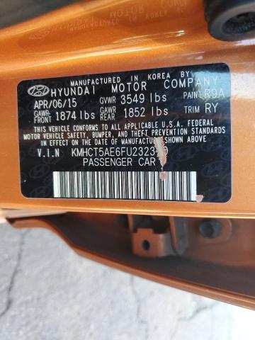 2015 HYUNDAI ACCENT GS KMHCT5AE6FU232370