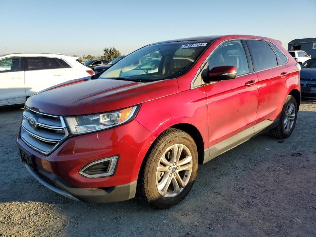 FORD EDGE SEL 2015 red  gas 2FMTK3J95FBB92413 photo #1