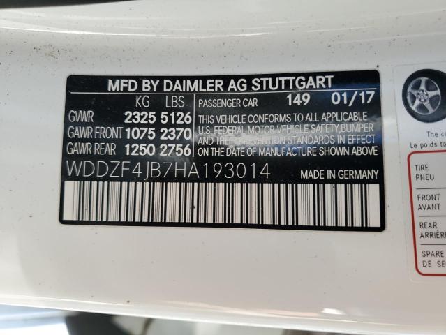 2017 MERCEDES-BENZ E 300 - WDDZF4JB7HA193014