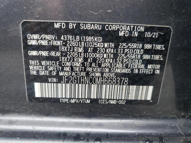 2021 SUBARU CROSSTREK - JF2GTHNC0MH668378