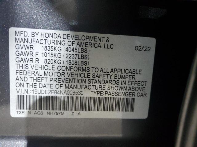 2022 ACURA ILX PREMIU - 19UDE2F84NA006530