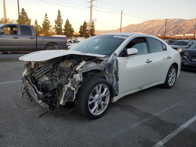 NISSAN MAXIMA S 2013 white  gas 1N4AA5AP0DC844799 photo #1