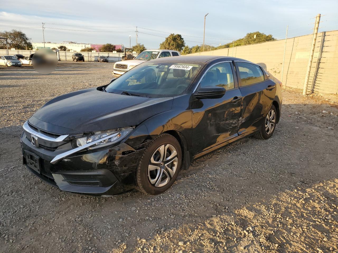 Lot #3033046009 2018 HONDA CIVIC LX