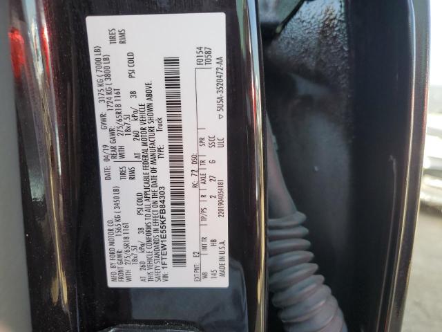 2019 FORD F150 SUPER - 1FTEW1E55KFB84303