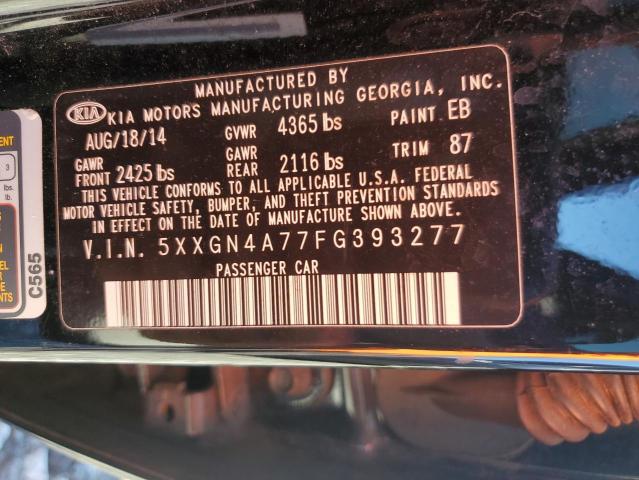 2015 KIA OPTIMA EX - 5XXGN4A77FG393277
