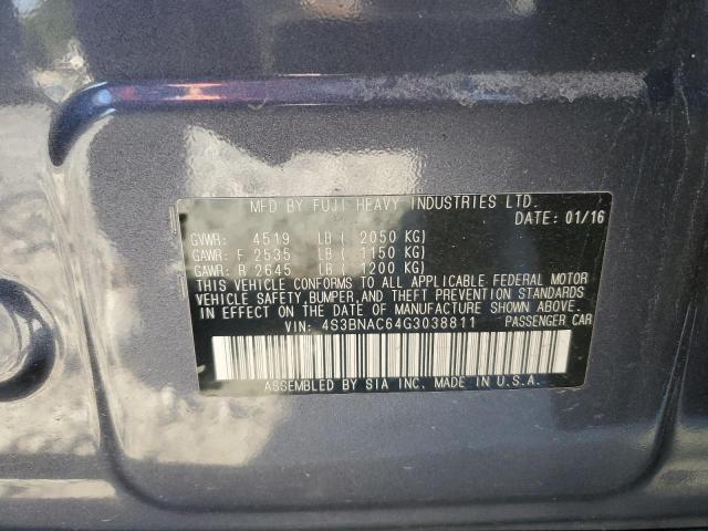 2016 SUBARU LEGACY 2.5 - 4S3BNAC64G3038811