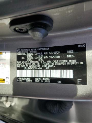 2020 LEXUS RX 350 L L - JTJJZKEA2L2016455