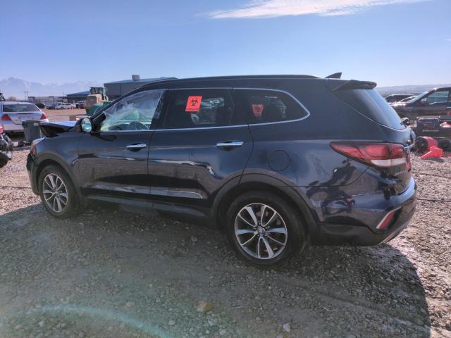 HYUNDAI SANTA FE S 2017 blue  gas KM8SMDHF1HU213617 photo #3