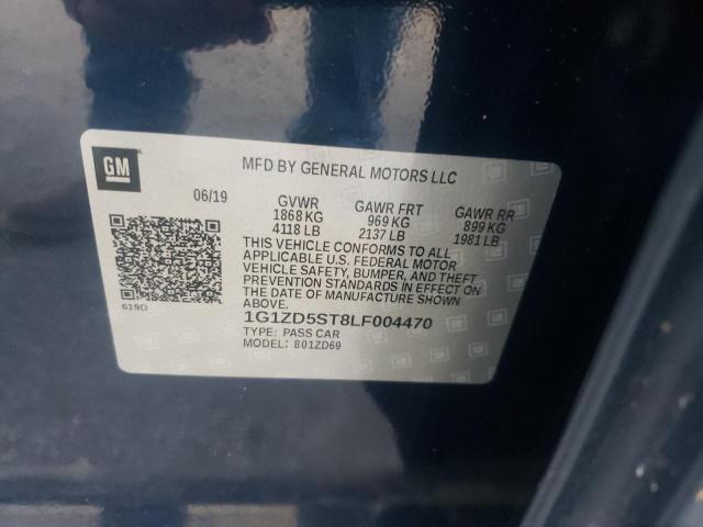 2020 CHEVROLET MALIBU LT - 1G1ZD5ST8LF004470