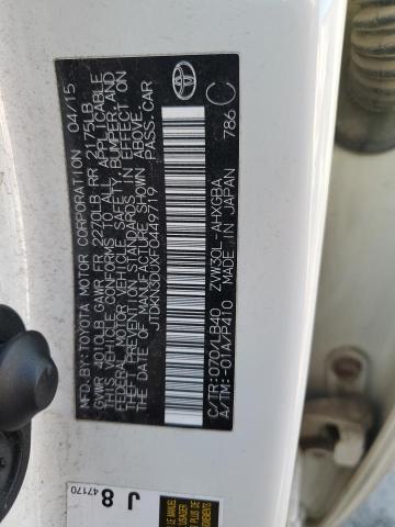 2015 TOYOTA PRIUS - JTDKN3DUXF0449719
