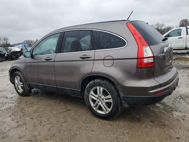 HONDA CR-V EXL 2010 brown  gas 5J6RE4H74AL086229 photo #3