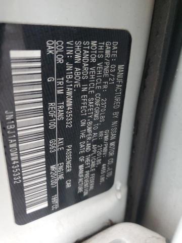 2021 NISSAN ROGUE SPOR - JN1BJ1AW0MW435332