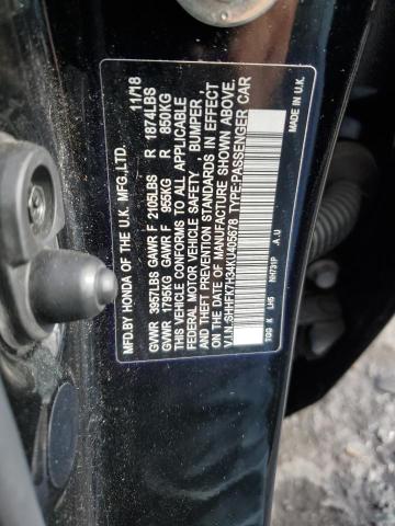 2019 HONDA CIVIC SHHFK7H34KU405678