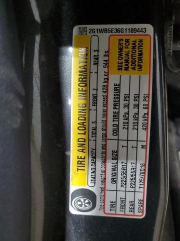 2016 CHEVROLET IMPALA LIM - 2G1WB5E36G1189443