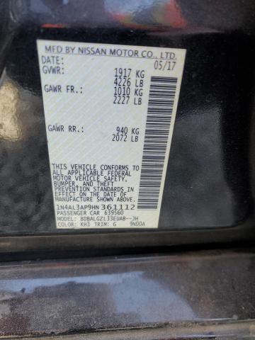 2017 NISSAN ALTIMA 2.5 - 1N4AL3AP9HN361112