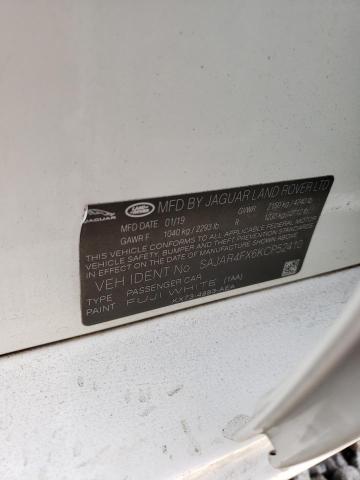 2019 JAGUAR XE SAJAR4FX6KCP52410