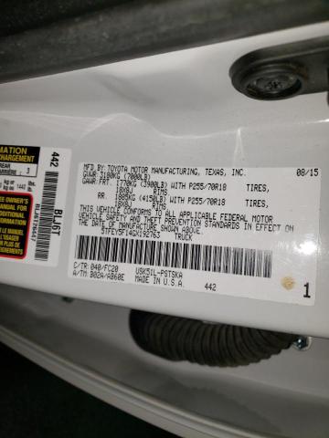 2016 TOYOTA TUNDRA CRE 5TFEY5F14GX192763