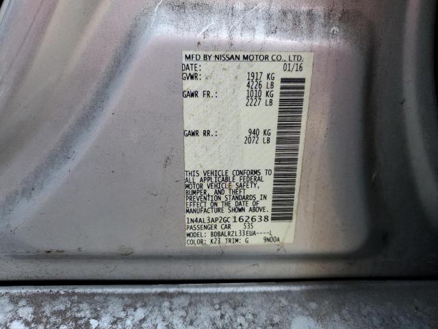 2016 NISSAN ALTIMA 2.5 - 1N4AL3AP2GC162638