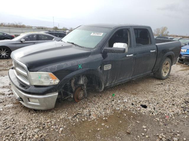 DODGE RAM 1500 L 2012 black crew pic gas 1C6RD7PTXCS248048 photo #1