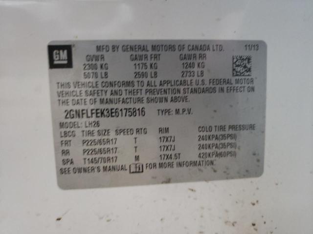 VIN 2GNFLFEK3E6175816 2014 CHEVROLET EQUINOX no.13