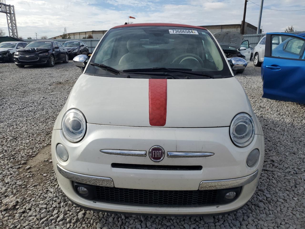 Lot #2952605260 2013 FIAT 500 LOUNGE