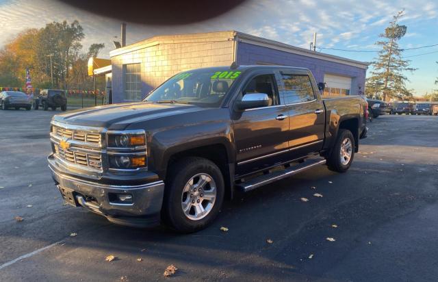 CHEVROLET SILVERADO 2015 charcoal  gas 3GCUKSEC9FG146251 photo #3