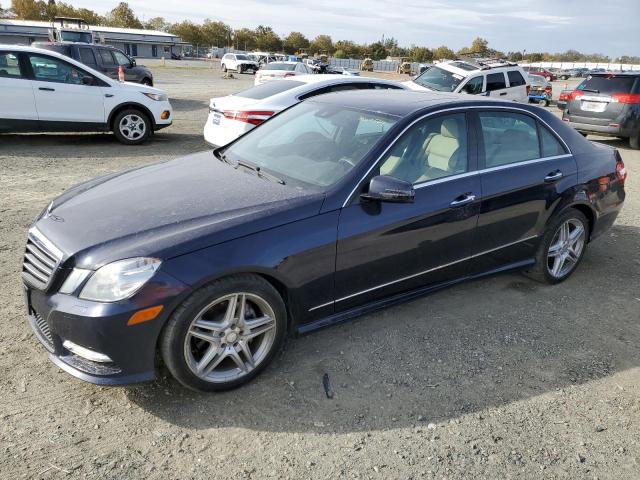 MERCEDES-BENZ E 350 2013 blue  gas WDDHF5KB6DA683437 photo #1