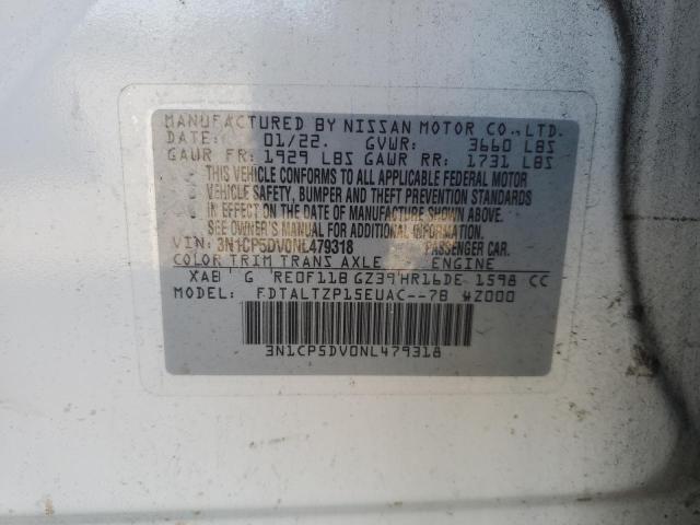 2022 NISSAN KICKS SR - 3N1CP5DV0NL479318
