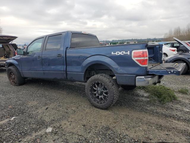 FORD F150 SUPER 2014 blue  flexible fuel 1FTFW1EFXEFA45835 photo #3