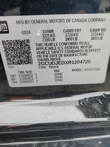 2024 CHEVROLET SILVERADO - 2GCUDJEDXR1204720