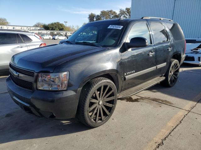 CHEVROLET TAHOE C150 2007 black  gas 1GNFC13J27R108452 photo #1