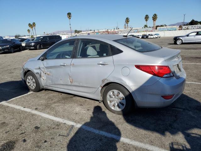 HYUNDAI ACCENT SE 2017 silver  gas KMHCT4AEXHU330069 photo #3