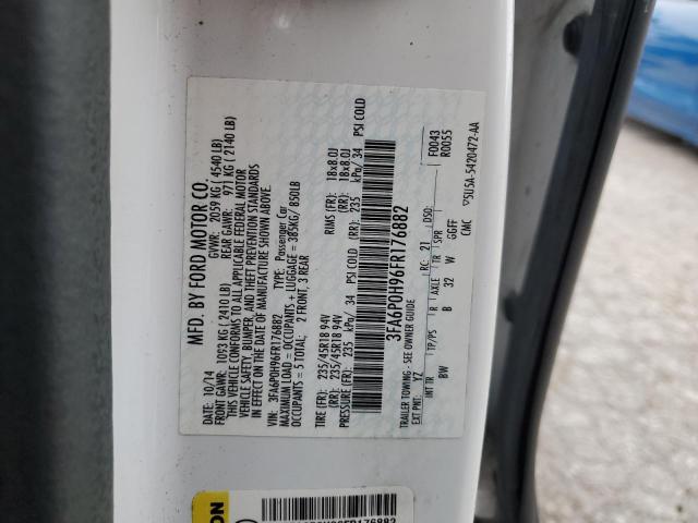 2015 FORD FUSION SE - 3FA6P0H96FR176882