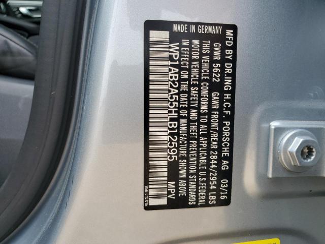 2017 PORSCHE MACAN S - WP1AB2A55HLB12595