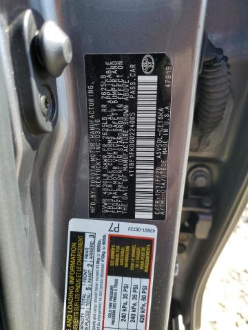 VIN 4T1BF1FK0GU224065 2016 TOYOTA CAMRY no.12