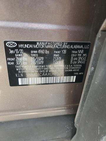 2020 HYUNDAI SANTA FE S - 5NMS3CAAXLH215723
