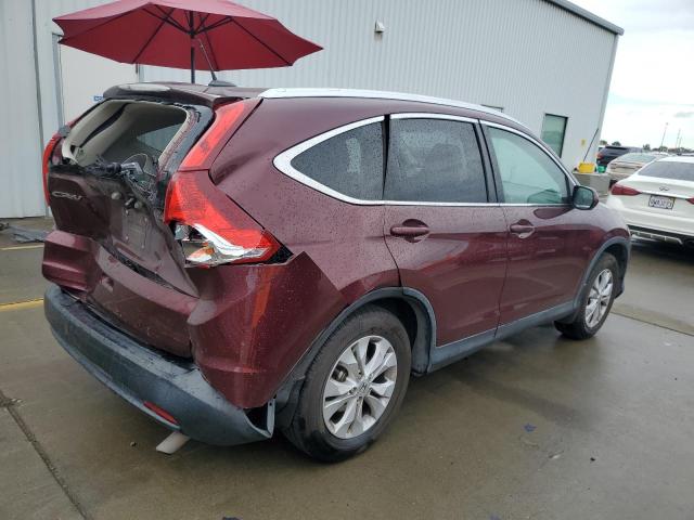 HONDA CR-V EXL 2012 burgundy  gas 5J6RM3H7XCL016802 photo #4