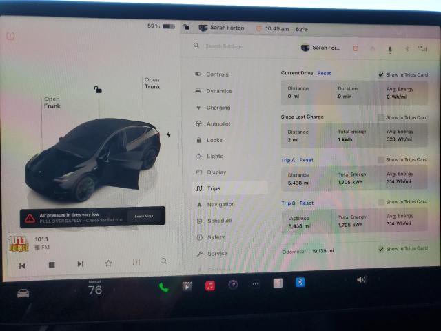 2022 TESLA MODEL Y 7SAYGDEE6NA006999