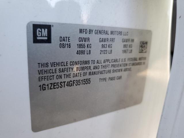 2016 CHEVROLET MALIBU LT - 1G1ZE5ST4GF351555