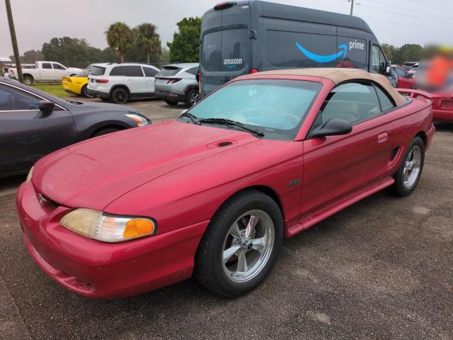 FORD MUSTANG GT 1997 red  gas 1FALP45X4VF159796 photo #1