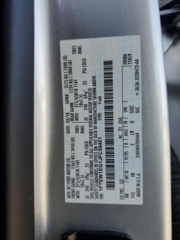 2018 FORD F150 SUPER - 1FTEW1EG1JFC59451