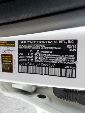 2015 MERCEDES-BENZ C 300 4MAT - 55SWF4KB3FU049507