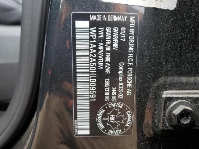 2017 PORSCHE MACAN - WP1AA2A50HLB09591