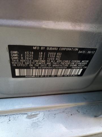 VIN 4S3BNAB63J3006036 2018 Subaru Legacy, 2.5I no.12