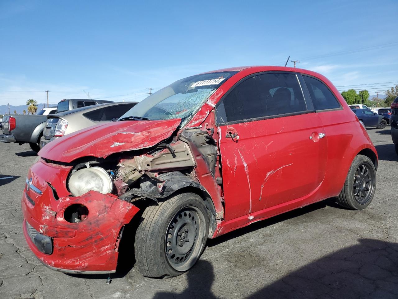 Lot #2994272135 2012 FIAT 500 POP