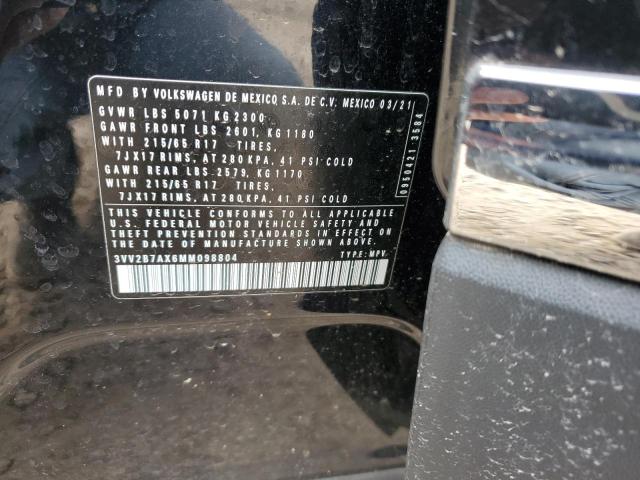 2021 VOLKSWAGEN TIGUAN SE - 3VV2B7AX6MM098804