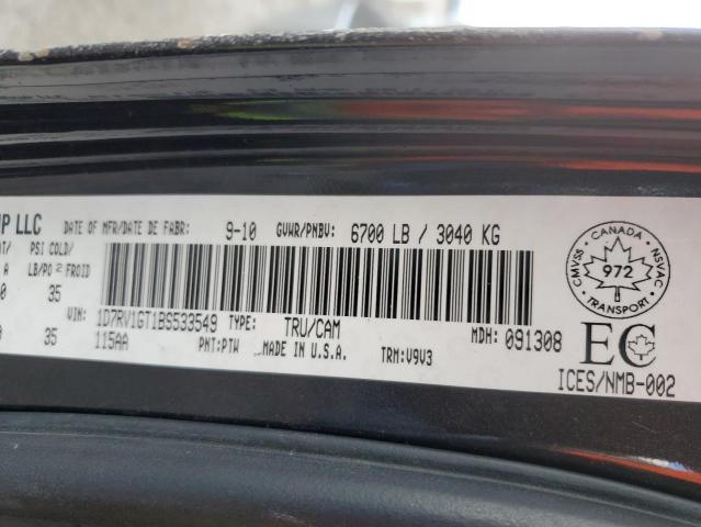 2011 DODGE RAM 1500 - 1D7RV1GT1BS533549