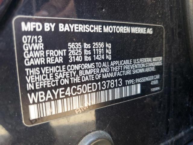 VIN WBAYE4C50ED137813 2014 BMW 7 SERIES no.12