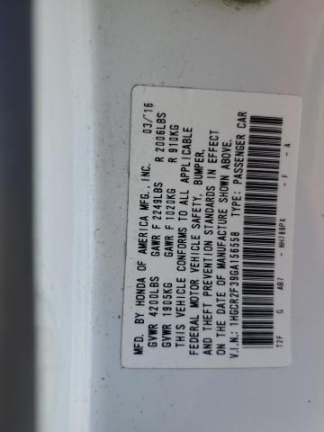 2016 HONDA ACCORD LX - 1HGCR2F39GA156558
