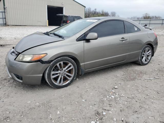 HONDA CIVIC SI 2008 tan  gas 2HGFG21528H703720 photo #1